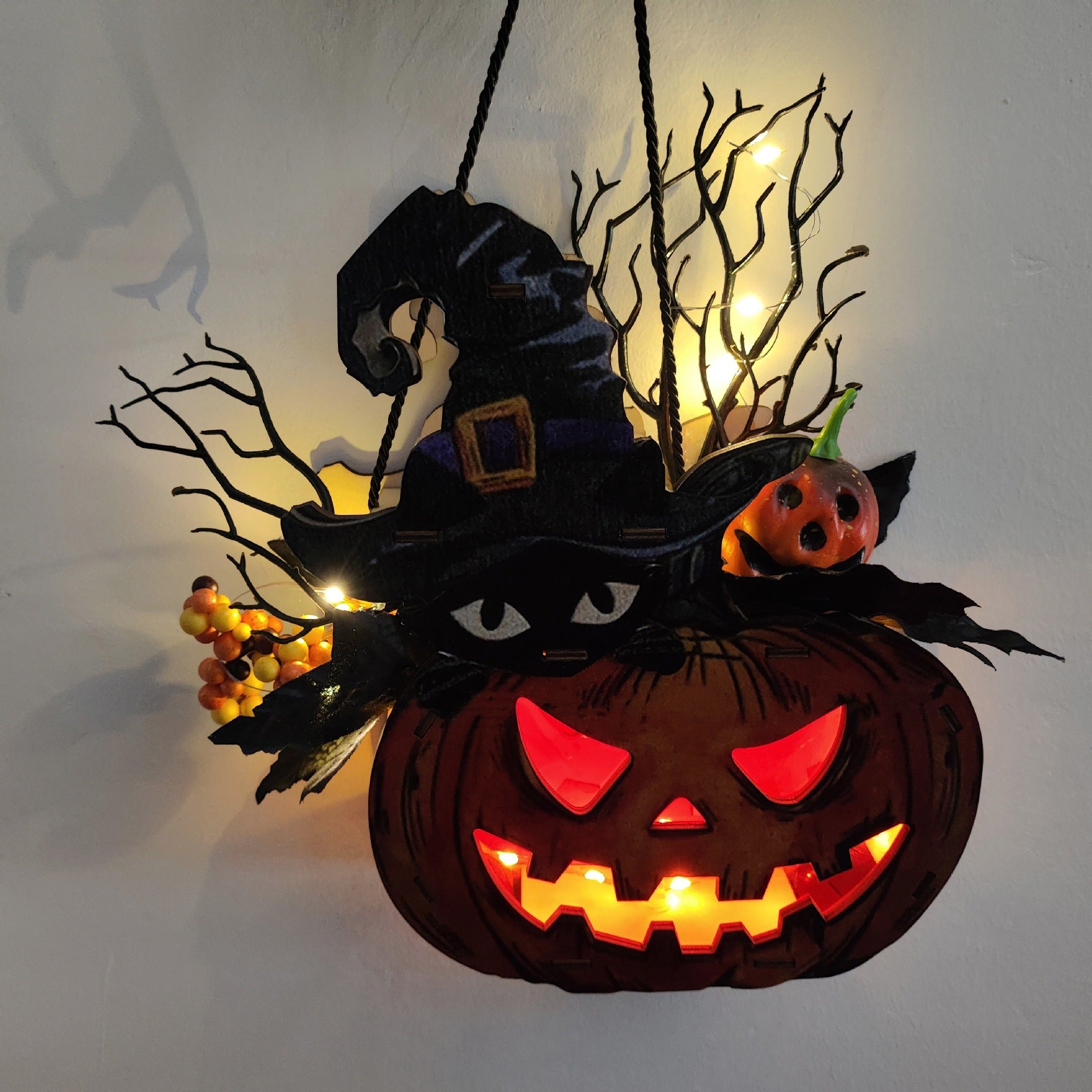 Wholesale  Pumpkin Cat Lantern